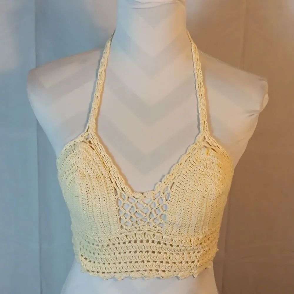 Bohemian Crocheted Cropped Top